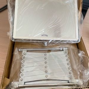 Bathroom wall makeup mirror